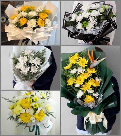 贵州六盘水六枝特区落别布依族彝族乡新寨村白事花束代送